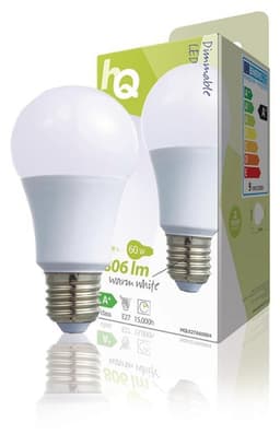 Dimbar LED-lampa, Sockel E27, Varmvit, 9.5W (HQLE27A60004)