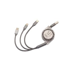 3i1 Laddkabel  Apple / Samsung / Huawei / Sony Mobiltelefon - Utdragbar trasselfri