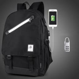 BackPack Ryggsäck / Datorväska med Usb Ladduttag och kodlås