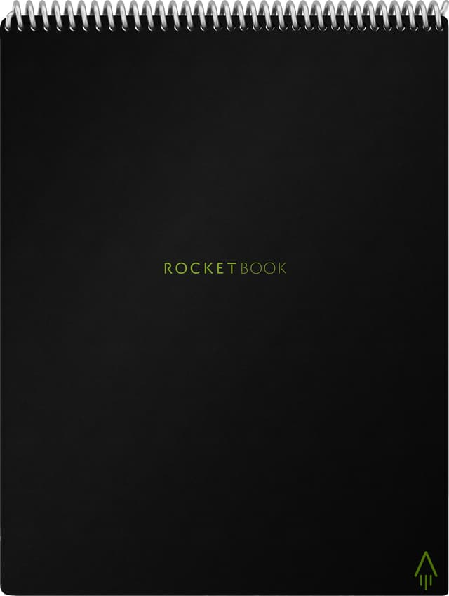 Rocketbook Flip Letter gjenbrukbar notatblokk A4 (infinity black)