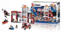 Byggblock Fire Serie Brandstation