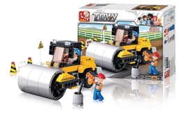 Sluban Building Blocks Town Series Road Roller