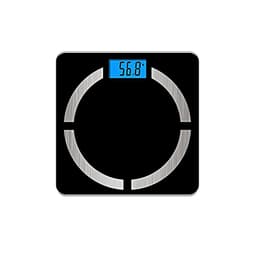 Digital personvåg med Bluetooth Svart (L)