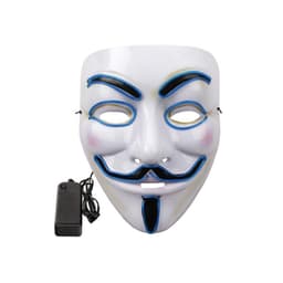 Anonym LED Halloween maske Blå