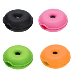 Turtle Cable Winder Sladdvinda och kabelhållare för hörlurar 4-pack Flera färger