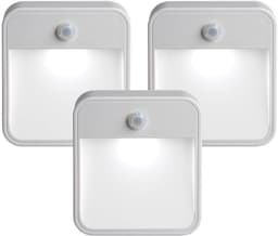 LED-lampe med bevægelsessensor 3-pak