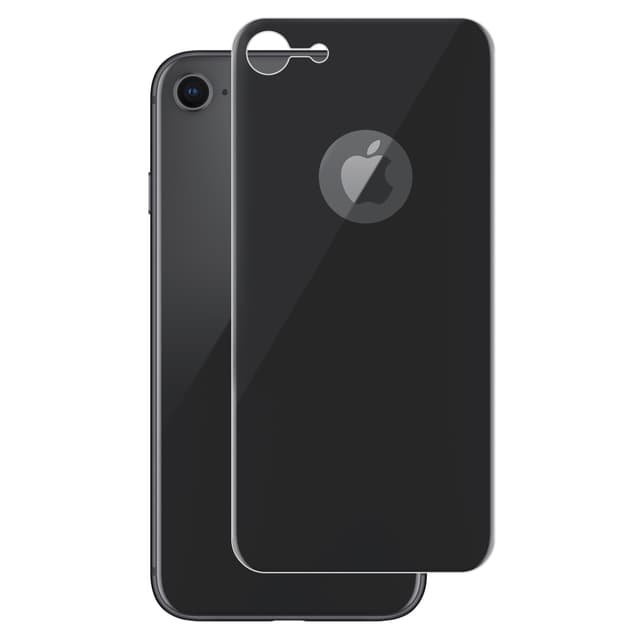 Panzer Curved Silicate skjermbeskytter Back iPhone 6/7/8/SE Gen. 2 (grå)