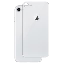 Panzer Curved Silicate skjermbeskytter Back iPhone 6/7/8/SE Gen. 2 (sølv)