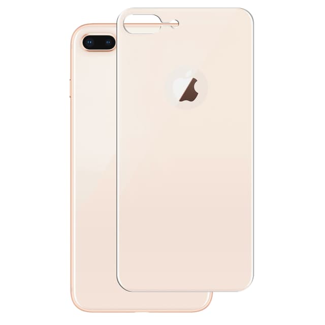 Panzer välvt silikatkydd iPhone 8 Plus (guld)