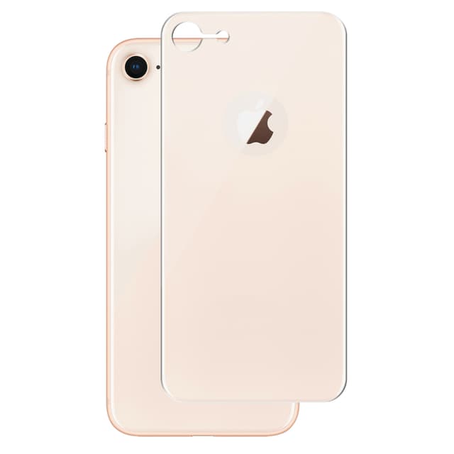 Panzer Curved Silicate skjermbeskytter Back iPhone 6/7/8/SE Gen. 2 (gull)