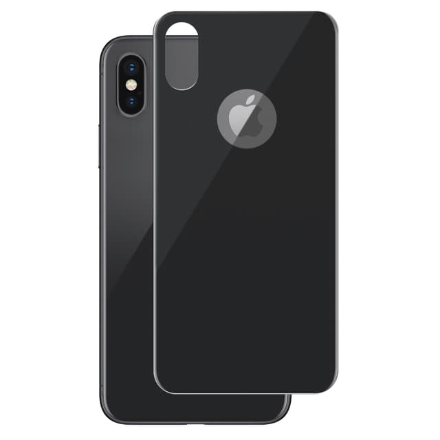 Panzer Curved skärmskydd Silicate skydd iPhone X och Xs (svart)