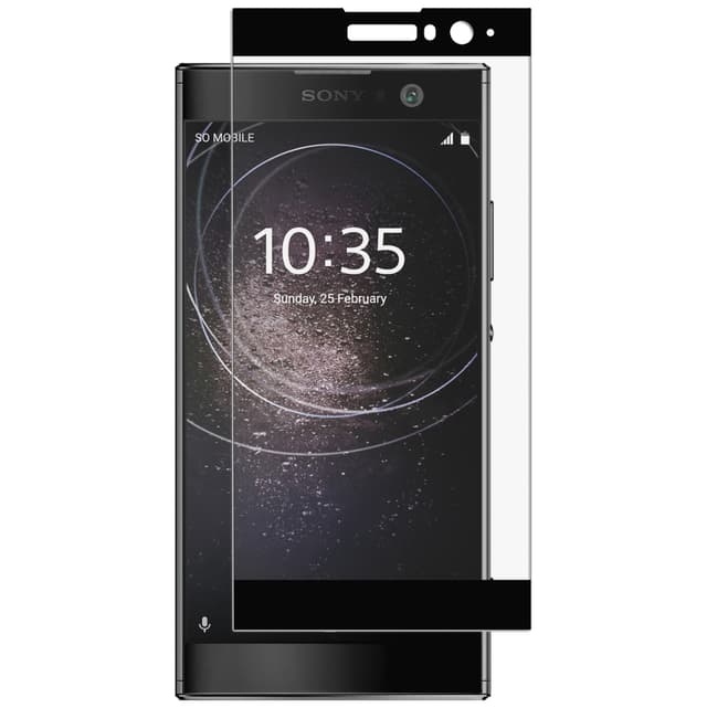 Panzer Curved Sony Xperia XA2 näytönsuoja (musta)