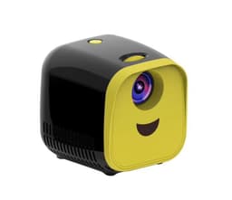 Kannettava projektori LED 480x320 - keltainen ja musta