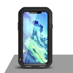 Love Mei Powerful Case till Apple iPhone X/Xs Super Guard Skal Stötsäkert Svart