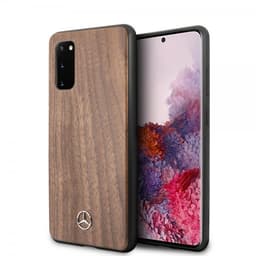 Mercedes Benz Samsung Galaxy S20 Deksel Wood Line Brun