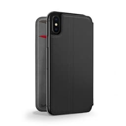 Twelve South iPhone X/Xs Plånboksfodral SurfacePad Nappaläder Svart