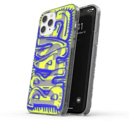 Diesel iPhone 12 Pro Max Deksel Snap Case Clear AOP Blue/Neon Lime