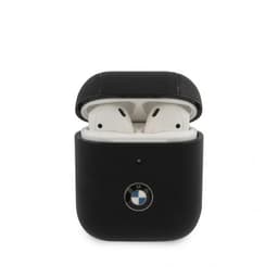 BMW AirPods (1/2) Suojakuori Leather Case Musta