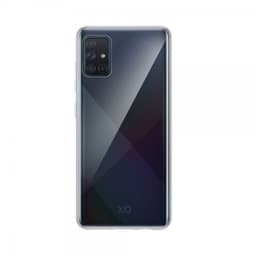 XQISIT Samsung Galaxy A71 Suojakuori Phantom Lasi Läpinäkyvä Kirkas