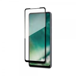 XQISIT Samsung Galaxy A21s Näytönsuoja Tough Glass Case Friendly