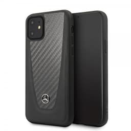 Mercedes Benz iPhone 11 Deksel Karbonfibertekstur Svart