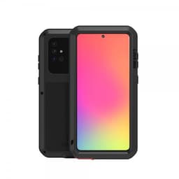 Love Mei Samsung Galaxy A71 Kuori PoweRFul Case Musta