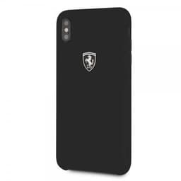 Ferrari iPhone Xs Max Deksel Sillikon Ferrari Logo Svart
