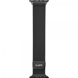 LAUT Apple Watch 42/44/45mm/Apple Watch Ultra Armband Steel Loop Svart