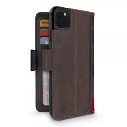Twelve South iPhone 11 Pro Max Etui BookBook Ægte Læder Löstagbart Cover Brun