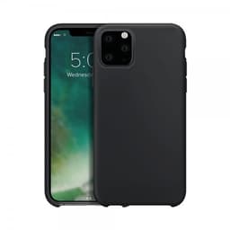 XQISIT iPhone 11 Pro Max Suojakuori Silikoniii Musta