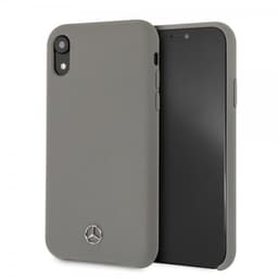 Mercedes Benz iPhone Xr Deksel Silikon Logo Grå