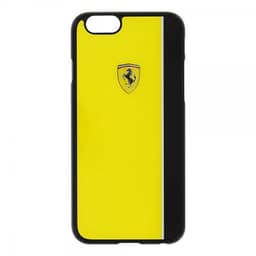 Ferrari iPhone 5/5S/SE 2016 Deksel Scuderia HardPlast med Logo Gul Svart