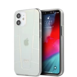 Mercedes Benz iPhone 12 Mini Suojakuori Transparent Line Iridescent