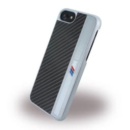 BMW Aluminium Stripe Skal till Apple iPhone 8/7 Svart Silver