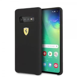 Ferrari Samsung Galaxy S10 Deksel Silikon med Logo Svart