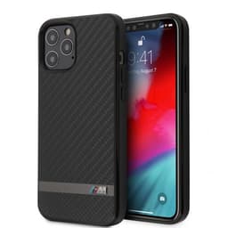 BMW iPhone 12/iPhone 12 Pro Suojakuori Carbon & Alu Musta