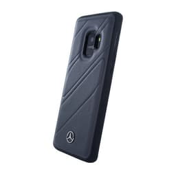 Mercedes Benz Organic I Skal till Samsung Galaxy S9 Äkta läder Svart