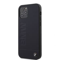 BMW iPhone 12/iPhone 12 Pro Suojakuori Logo Kaiverrettu Navy
