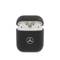 Mercedes Benz AirPods (1/2) Skal Leather Case Svart
