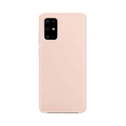 XQISIT Samsung Galaxy S20 Plus Kuori Silikoniii Case Vaaleanpunainen