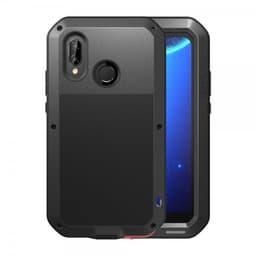 Love Mei PoweRFul Case Huawei P20 Lite Super GUARD Kuori Iskunkestävä Musta
