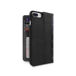 Twelve South iPhone 7/8/SE Kotelo BookBook Aito Nahka Irrotettava Kuori Musta