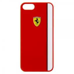 Ferrari iPhone 5/5S/SE 2016 Deksel Scuderia HardPlast med Logo Rød HHvit