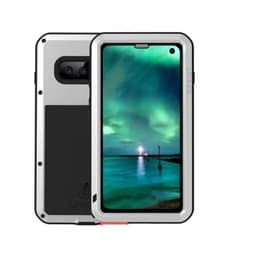 Love Mei Samsung Galaxy S10 Kuori PoweRFul Case Iskunkestävä Hopea