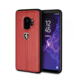 Ferrari Samsung Galaxy S9 Deksel Heritage HardPlast Logo Rød