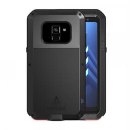 Love Mei Samsung Galaxy A8 2018 Suojakuori Powerful Case Musta