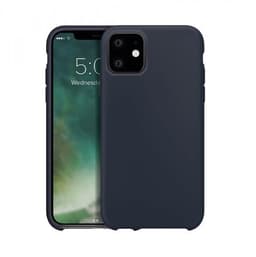 XQISIT iPhone 11 Suojakuori Silikoniii Midnight Blue