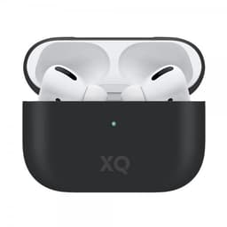 XQISIT AirPods Pro Deksel Silikoni Case Svart