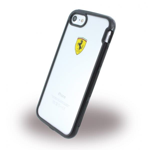 Ferrari Racing Shockproof Skal till Apple iPhone 7/8/SE Svart