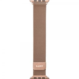 LAUT Apple Watch 38/40/41mm Ranneke Steel Loop Vaaleanpunainen